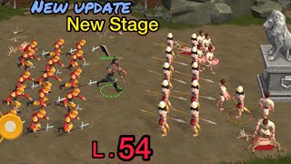 Finally New stage 54  Trojan war gameplay new update [upl. by Fruin]