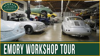 Emory Motorsports Garage Tour — Home of the Outlaw Porsche ft rodemory [upl. by Goddart]