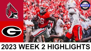 1 Georgia vs Ball State Highlights  College Football Week 2  2023 College Football Highlights [upl. by Laurance]