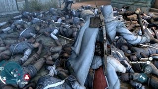 Assassins Creed 3 Brutal Battle 943 Kills Longest Fight In AC3 History [upl. by Eilrebmik]