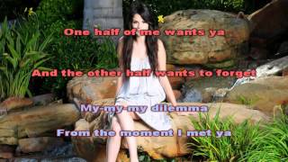 Selena Gomez amp The Scene  My Dilemma Karaokê [upl. by Mcquade]