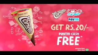 Cornetto Paytm Cash Promo [upl. by Rani]