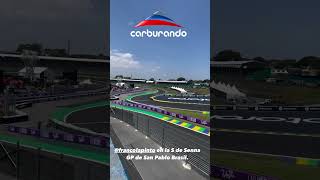 🤩🙌🏻 COLAPINTO transitando por la S de SENNA en la FP1 del gpbrasil f1 [upl. by Aiynot]