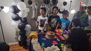 My son turns double digit  Bhavik 10th Birthday party with his friends and family [upl. by Harras]