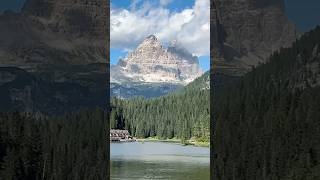 Found another corner of paradise at Misurina lake travel visititaly veneto lake dolomites [upl. by Jessi]