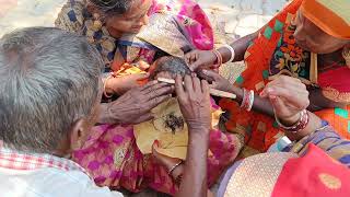 First Time Mundan Ceremony  Baby Haircut  Mundan Vlogs  Shristi Mahato 04 [upl. by Tiphane684]