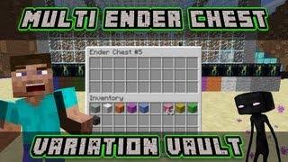 Minecraft Bukkit Plugin  Multi Ender Chest  Get 16 Ender chests [upl. by Llewen]