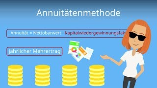 Annuitätenmethode  Dynamische Investitionsverfahren einfach erklärt [upl. by Adalard807]