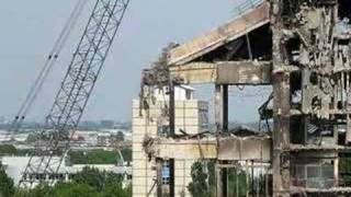 Demolition of TU Delft Architecture  Partial collapse [upl. by Holle]