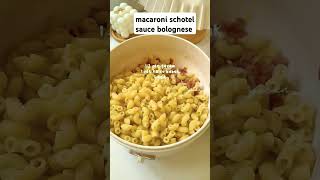 bikin macaroni schotel sauce bolognese macaroni macaronischotel easyrecipe [upl. by Nwadal694]