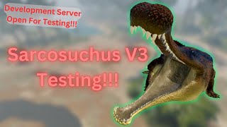 SARCOSUCHUS REMODEL TESTING  More Updates SOON  Dinosaur World Mobile [upl. by Colin610]