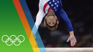 Kerri Strug Vaults at Atlanta 1996  Epic Olympic Moments [upl. by Aeli538]