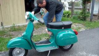 Vespa 150 sprint Veloce accensione [upl. by Gruchot518]