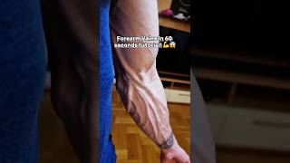 Veins in 60 seconds 🔥😱 forearms handgripper fitnessshorts gripworkout [upl. by Iney]