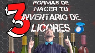 💻COMO hacer INVENTARIO de LICORES y BEBIDAS 💡  MASTERCLASS [upl. by Aibonez]