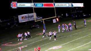 Opelika 10 Tanner Blatt returns punt block for TD [upl. by Aitel]