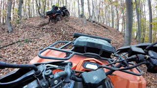 TRASEU ATV 🔥 AUTUMN 🍂 CF MOTO  CANAM  Partea 2 [upl. by Aennyl996]