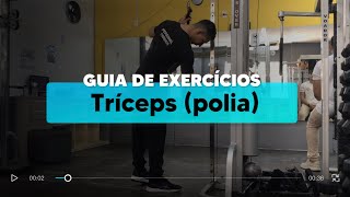 Tríceps Polia  Guia de exercícios [upl. by Dnartreb752]