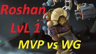 Epic Lineup Roshan LvL 1  MVP vs WGUnity  ESL One Manila 2016 Dota 2 [upl. by Demetre127]