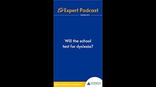 LD Expert Podcast Will the school test for dyslexia [upl. by Yenor]