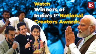 Watch Winners of Indias first National Creators Awards [upl. by Oneal]