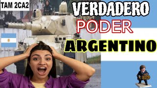 Español REACCIONA a El verdadero Poder Militar de ARGENTINA 2024 [upl. by Vokay]