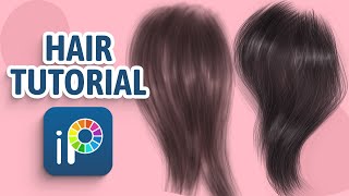 Hair Tutorial In IBIS PAINT X  Tutorial For Beginners [upl. by Caughey]