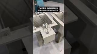 Tanques para galvanoplastia semijoias galvanoplastia cromo galvanização [upl. by Rettuc]