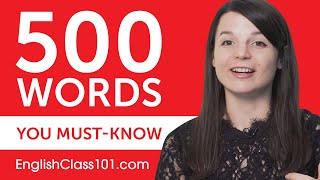 500 Words Every English Beginner Must Know [upl. by Inek]