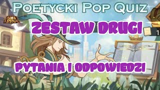 POETYCKI POP QUIZ  DZIEŃ 2 ODPOWIEDZI  AFK Arena Polska [upl. by Boucher]