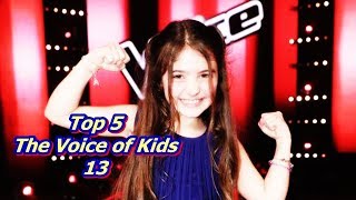 Top 5  The Voice of Kids 13 [upl. by Randolf940]