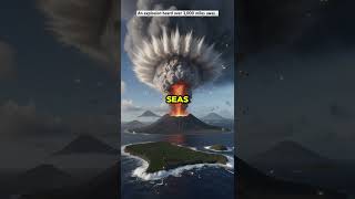 The Eruption of Krakatoa A Volcanic Catastrophe  shorts history historyshorts [upl. by Amikat]