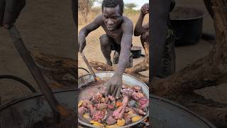 This is incredible delicious food made by hadzabe tribe for todays Lunch 😋😍‼️😲food hadzabetribe [upl. by Waylan]