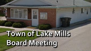 Town of Lake Mills Board Meeting  June 11th 2024 [upl. by Benedicta]