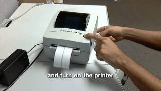 How to Calibrate ELTRON 2844 Tag printer [upl. by Airoled]