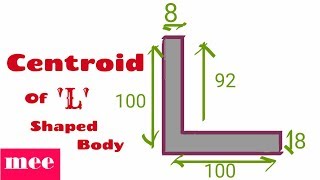 Centroid of L shape [upl. by Oiluarb545]