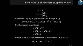 L71 Pontryagins principle of maximum minimum and its application to optimal control [upl. by Walker144]