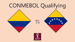 Colombia vs Venezuela  South American Qualifying [upl. by Notnats779]