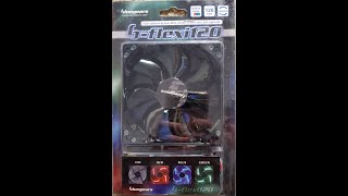 bluegears bgears bflexi120 RGBOff LED 3pin Fan Review Pt 1 [upl. by Thorsten]