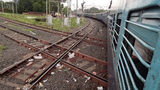 Diamond Crossing NGBG Trains amp The International Cricket Stadium  Nagpur Indian Railways [upl. by Analah382]