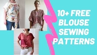 10 Fabulous amp Free Blouse Sewing Patterns [upl. by Farleigh276]