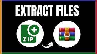 How to Extract ZIP Files on Your PC  Full Guide 2024 [upl. by Rakso]