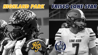 TXHSFB 9 Frisco Lone Star vs 4 Highland Park 5A MATCHUP 2024 Texas High School Football Playoffs [upl. by Etna155]