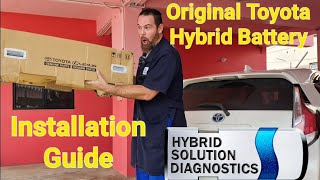 Unboxing original toyota hybrid battery [upl. by Rosemary467]