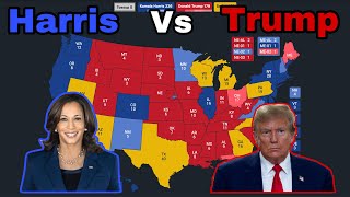 Kamala Harris Vs Donald Trump  2024 Election Prediction [upl. by Honna]