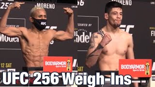 UFC 256 WeighIns Deiveson Figueiredo vs Brandon Moreno [upl. by Ahsats809]