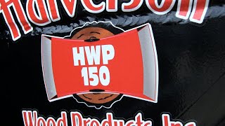 The Brand NEW HWP150 Hydraulic Wedge Wood Processor  Halverson Wood Products [upl. by Fin851]