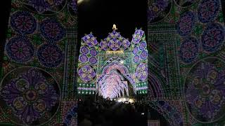 🇮🇹 Festa San Giuseppe da Copertinoluminarie a ritmo di musicaCopertino Lecce 🎊 18092024 [upl. by Malina427]