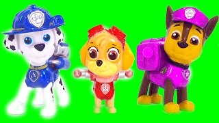 New Nick Jr PAW Patrol Color MixUp 2 Rare Toy Game Finger Family Kids Nursery Rhymes [upl. by Corissa]