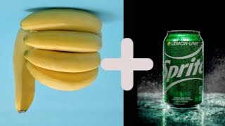 RETO DEL SPRITE BANANA CHALLENGE🍌🥛 TERMINA V0MITAND0 [upl. by Hasheem]